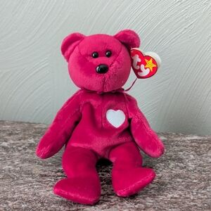 Ty Beanie Baby Valentina Bear Rare With Errors